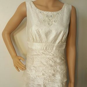 Dressbarn  Elegant Beige Cocktail dress size 10